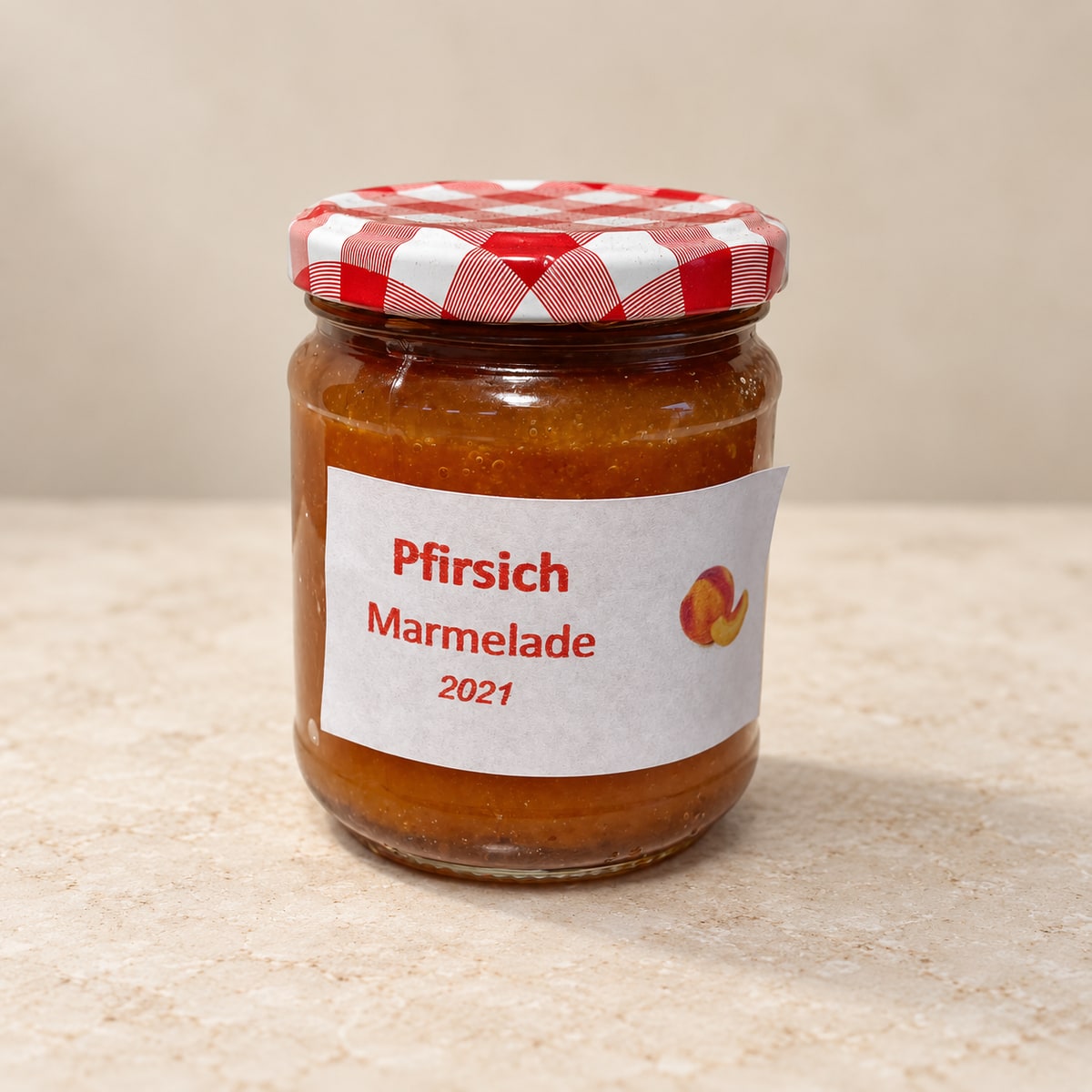 Pfirsich Fruchtaufstrich